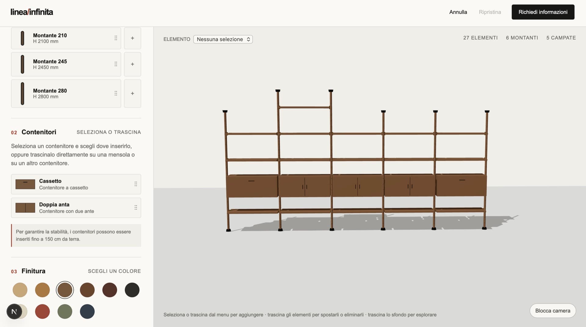 Modular Shelving 3D Configurator